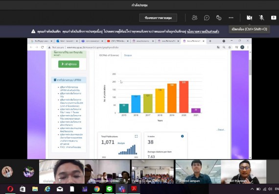 ภาพกิจกรรม โปรแกรมวิชาคณิตศาสตร์ จัดกิจกรรมแนะแนวการศึกษาต่อระดับบัณฑิตศึกษา
