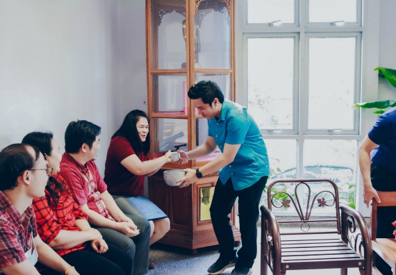 ภาพกิจกรรม คณะวิทยาศาสตร์และเทคโนโลยี จัดพิธีรดน้ำดำหัวผู้บริหารคณะวิทยาศาสตร์และเทคโนโลยี