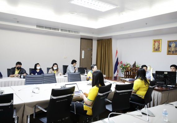 ภาพกิจกรรม  คณะวิทยาศาสตร์และเทคโนโลยี จัดประชุมจัดทำติดตามการดำเนินงานตามองค์ประกอบการประกันคุณภาพการศึกษาของหลักสูตรและคณะ ภาคการศึกษาที่ 2/2563