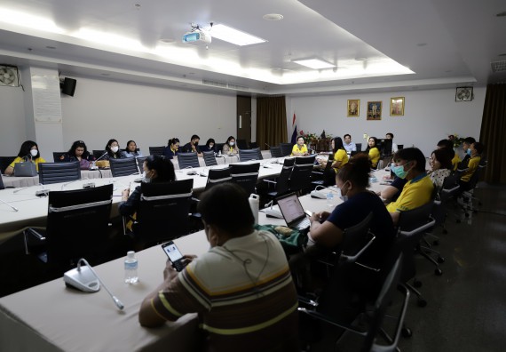 ภาพกิจกรรม  คณะวิทยาศาสตร์และเทคโนโลยี จัดประชุมจัดทำติดตามการดำเนินงานตามองค์ประกอบการประกันคุณภาพการศึกษาของหลักสูตรและคณะ ภาคการศึกษาที่ 2/2563