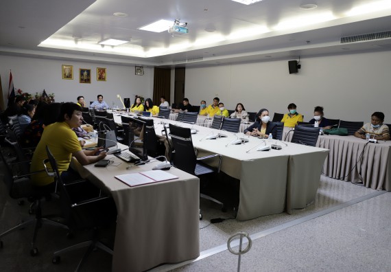 ภาพกิจกรรม  คณะวิทยาศาสตร์และเทคโนโลยี จัดประชุมจัดทำติดตามการดำเนินงานตามองค์ประกอบการประกันคุณภาพการศึกษาของหลักสูตรและคณะ ภาคการศึกษาที่ 2/2563