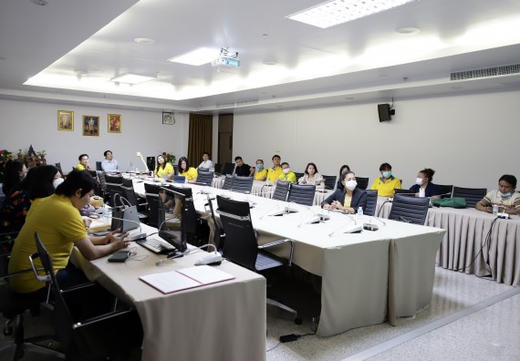 ภาพกิจกรรม  คณะวิทยาศาสตร์และเทคโนโลยี จัดประชุมจัดทำติดตามการดำเนินงานตามองค์ประกอบการประกันคุณภาพการศึกษาของหลักสูตรและคณะ ภาคการศึกษาที่ 2/2563