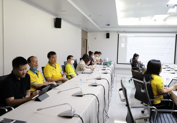 ภาพกิจกรรม  คณะวิทยาศาสตร์และเทคโนโลยี จัดประชุมจัดทำติดตามการดำเนินงานตามองค์ประกอบการประกันคุณภาพการศึกษาของหลักสูตรและคณะ ภาคการศึกษาที่ 2/2563