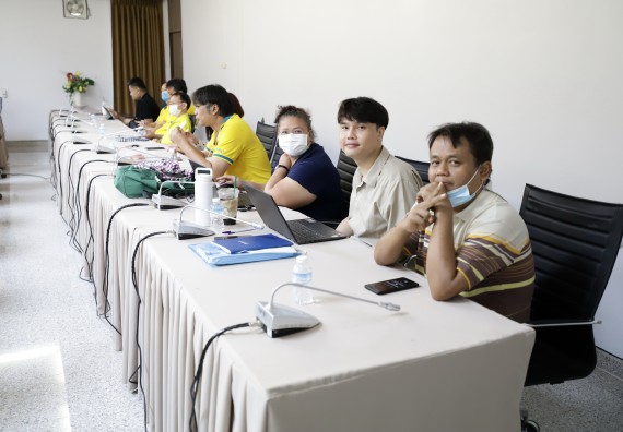 ภาพกิจกรรม  คณะวิทยาศาสตร์และเทคโนโลยี จัดประชุมจัดทำติดตามการดำเนินงานตามองค์ประกอบการประกันคุณภาพการศึกษาของหลักสูตรและคณะ ภาคการศึกษาที่ 2/2563