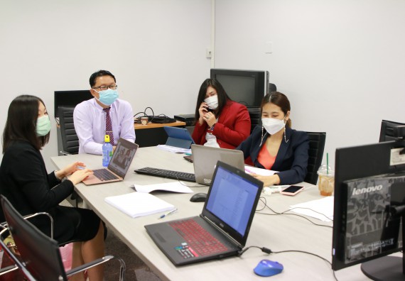 ภาพกิจกรรม  หลักสูตรเคมี (ค.บ.) จัดการตรวจประเมินคุณภาพภายในในรูปแบบการประเมินคุณภาพการศึกษาผ่านสื่ออิเล็กทรอนิกส์ ปีการศึกษา 2563 หลักสูตรเคมี (ค.บ.)