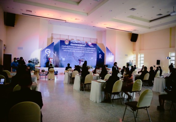 ภาพกิจกรรม คณบดีและรองคณบดี คณะวิทยาศาสตร์และเทคโนโลยีเข้าร่วม พิธีเปิดการประชุมวิชาการและการนำเสนอผลงงานวิจัยเครือข่ายบัณฑิตวิทยาลัย มหาวิทยาลัยราชภัฏภาคเหนือ (GNRU) ครั้งที่ 21