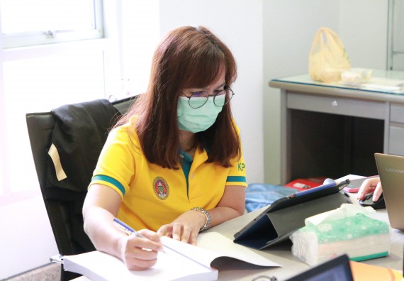 ภาพกิจกรรม  หลักสูตรสาขาวิชาวิทยาการคอมพิวเตอร์ (วท.บ.) จัดการตรวจประเมินคุณภาพภายในในรูปแบบการประเมินคุณภาพการศึกษาผ่านสื่ออิเล็กทรอนิกส์ ปีการศึกษา 2563