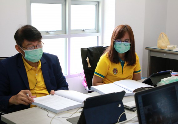 ภาพกิจกรรม  หลักสูตรสาขาวิชาวิทยาการคอมพิวเตอร์ (วท.บ.) จัดการตรวจประเมินคุณภาพภายในในรูปแบบการประเมินคุณภาพการศึกษาผ่านสื่ออิเล็กทรอนิกส์ ปีการศึกษา 2563