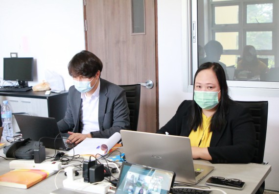 ภาพกิจกรรม  หลักสูตรสาขาวิชาวิทยาการคอมพิวเตอร์ (วท.บ.) จัดการตรวจประเมินคุณภาพภายในในรูปแบบการประเมินคุณภาพการศึกษาผ่านสื่ออิเล็กทรอนิกส์ ปีการศึกษา 2563