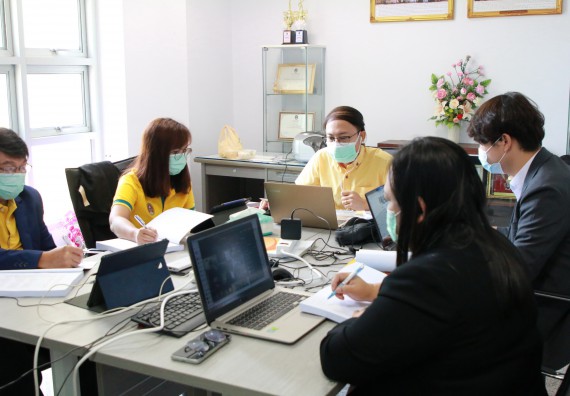 ภาพกิจกรรม  หลักสูตรสาขาวิชาวิทยาการคอมพิวเตอร์ (วท.บ.) จัดการตรวจประเมินคุณภาพภายในในรูปแบบการประเมินคุณภาพการศึกษาผ่านสื่ออิเล็กทรอนิกส์ ปีการศึกษา 2563