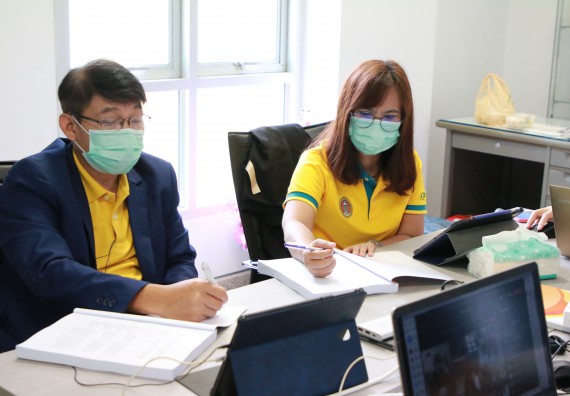 ภาพกิจกรรม  หลักสูตรสาขาวิชาวิทยาการคอมพิวเตอร์ (วท.บ.) จัดการตรวจประเมินคุณภาพภายในในรูปแบบการประเมินคุณภาพการศึกษาผ่านสื่ออิเล็กทรอนิกส์ ปีการศึกษา 2563