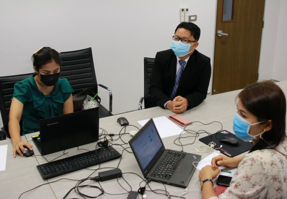 ภาพกิจกรรม  หลักสูตรเคมี (วท.บ.) จัดการตรวจประเมินคุณภาพภายในในรูปแบบการประเมินคุณภาพการศึกษาผ่านสื่ออิเล็กทรอนิกส์ ปีการศึกษา 2563