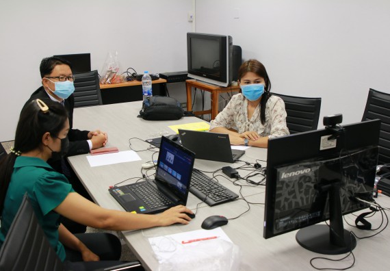 ภาพกิจกรรม  หลักสูตรเคมี (วท.บ.) จัดการตรวจประเมินคุณภาพภายในในรูปแบบการประเมินคุณภาพการศึกษาผ่านสื่ออิเล็กทรอนิกส์ ปีการศึกษา 2563