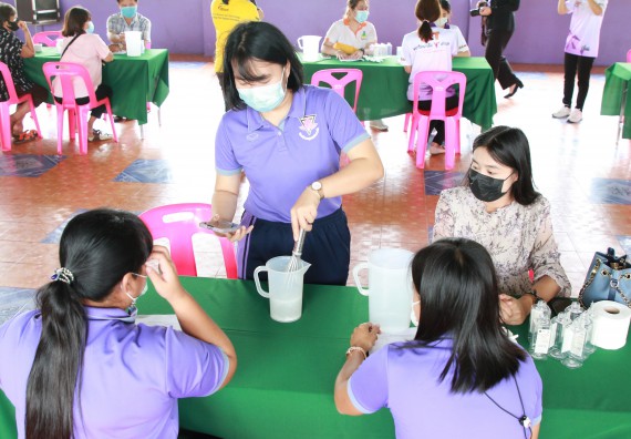 ภาพกิจกรรม  คณะวิทยาศาสตร์และเทคโนโลยี จัดกิจกรรมการอบรมเชิงปฏิบัติการนักวิทยาศาสตร์รุ่นเยาว์ ให้กับนักเรียนและคณะครูโรงเรียนอนุบาลปางมะค่า
