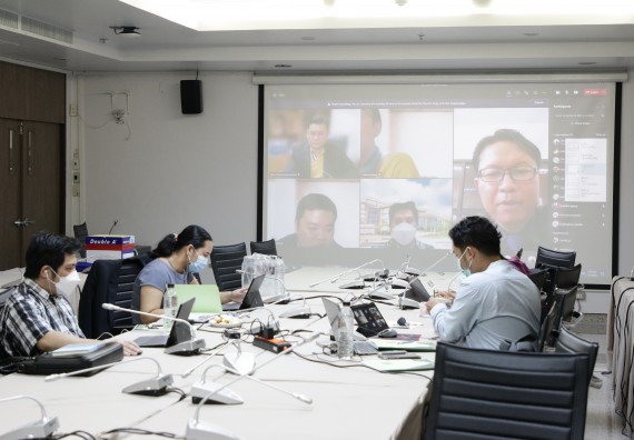 ภาพกิจกรรม หลักสูตรวิทยาศาสตรบัณฑิต สาขาวิชาคณิตศาสตร์ จัดกิจกรรมตรวจประเมินคุณภาพภายในตามเกณฑ์ AUN-QA