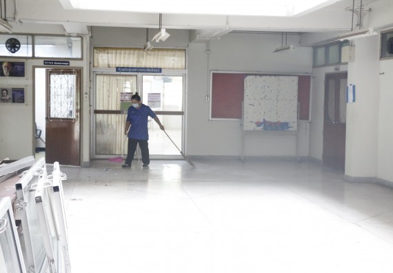 คณะวิทยาศาสตร์และเทคโนโลยี เข้าร่วมกิจกรรมBig Cleaning Day