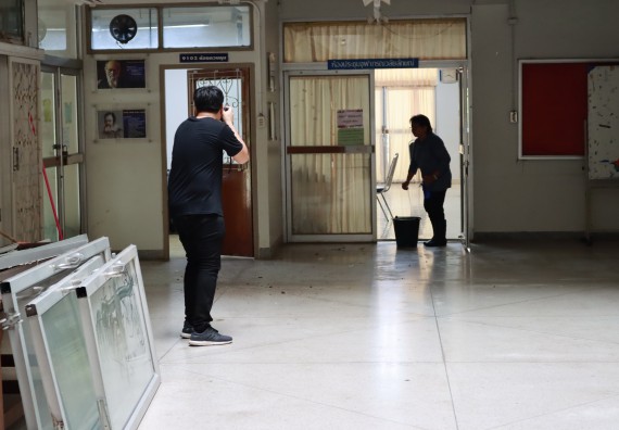 คณะวิทยาศาสตร์และเทคโนโลยี เข้าร่วมกิจกรรมBig Cleaning Day