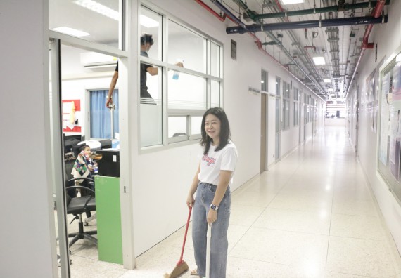 คณะวิทยาศาสตร์และเทคโนโลยี เข้าร่วมกิจกรรมBig Cleaning Day