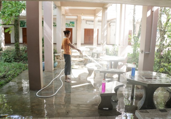 คณะวิทยาศาสตร์และเทคโนโลยี เข้าร่วมกิจกรรมBig Cleaning Day