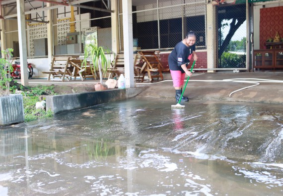 คณะวิทยาศาสตร์และเทคโนโลยี เข้าร่วมกิจกรรมBig Cleaning Day