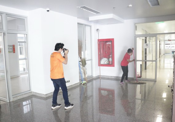 คณะวิทยาศาสตร์และเทคโนโลยี เข้าร่วมกิจกรรมBig Cleaning Day