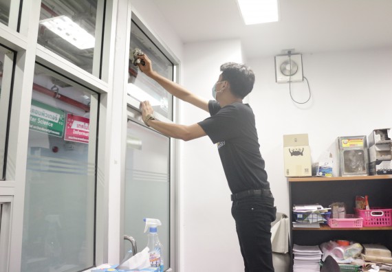 คณะวิทยาศาสตร์และเทคโนโลยี เข้าร่วมกิจกรรมBig Cleaning Day