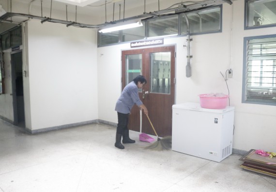 คณะวิทยาศาสตร์และเทคโนโลยี เข้าร่วมกิจกรรมBig Cleaning Day