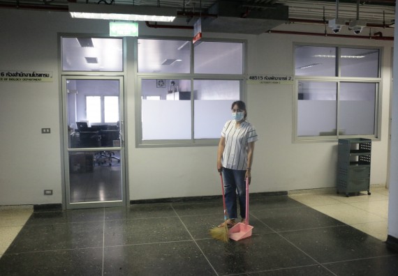 คณะวิทยาศาสตร์และเทคโนโลยี เข้าร่วมกิจกรรมBig Cleaning Day