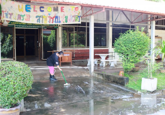 คณะวิทยาศาสตร์และเทคโนโลยี เข้าร่วมกิจกรรมBig Cleaning Day