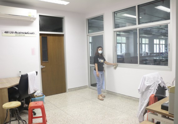 คณะวิทยาศาสตร์และเทคโนโลยี เข้าร่วมกิจกรรมBig Cleaning Day