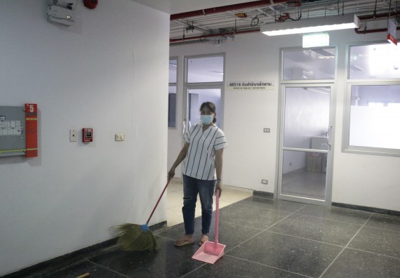 คณะวิทยาศาสตร์และเทคโนโลยี เข้าร่วมกิจกรรมBig Cleaning Day