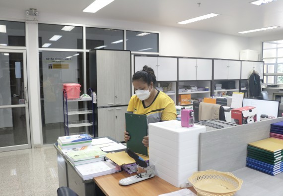 คณะวิทยาศาสตร์และเทคโนโลยี เข้าร่วมกิจกรรมBig Cleaning Day