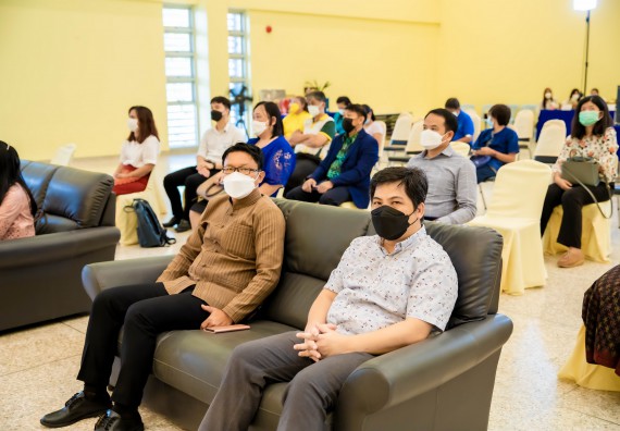 ภาพกิจกรรม  คณะวิทยาศาสตร์และเทคโนโลยี จัดงานมุทิตาจิตผู้เกษียณอายุราชการคณะวิทยาศาสตร์และเทคโนโลยี (มัณฑนา วันทา สดุดี)