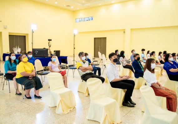 ภาพกิจกรรม  คณะวิทยาศาสตร์และเทคโนโลยี จัดงานมุทิตาจิตผู้เกษียณอายุราชการคณะวิทยาศาสตร์และเทคโนโลยี (มัณฑนา วันทา สดุดี)