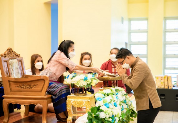 ภาพกิจกรรม  คณะวิทยาศาสตร์และเทคโนโลยี จัดงานมุทิตาจิตผู้เกษียณอายุราชการคณะวิทยาศาสตร์และเทคโนโลยี (มัณฑนา วันทา สดุดี)