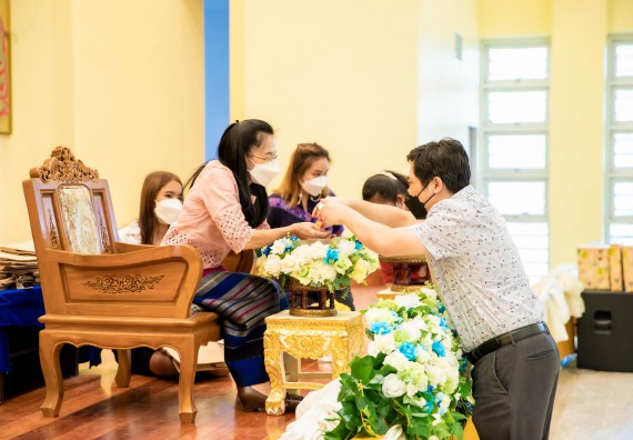 ภาพกิจกรรม  คณะวิทยาศาสตร์และเทคโนโลยี จัดงานมุทิตาจิตผู้เกษียณอายุราชการคณะวิทยาศาสตร์และเทคโนโลยี (มัณฑนา วันทา สดุดี)