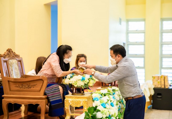 ภาพกิจกรรม  คณะวิทยาศาสตร์และเทคโนโลยี จัดงานมุทิตาจิตผู้เกษียณอายุราชการคณะวิทยาศาสตร์และเทคโนโลยี (มัณฑนา วันทา สดุดี)