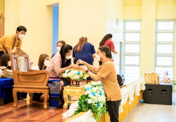 ภาพกิจกรรม  คณะวิทยาศาสตร์และเทคโนโลยี จัดงานมุทิตาจิตผู้เกษียณอายุราชการคณะวิทยาศาสตร์และเทคโนโลยี (มัณฑนา วันทา สดุดี)