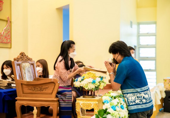 ภาพกิจกรรม  คณะวิทยาศาสตร์และเทคโนโลยี จัดงานมุทิตาจิตผู้เกษียณอายุราชการคณะวิทยาศาสตร์และเทคโนโลยี (มัณฑนา วันทา สดุดี)