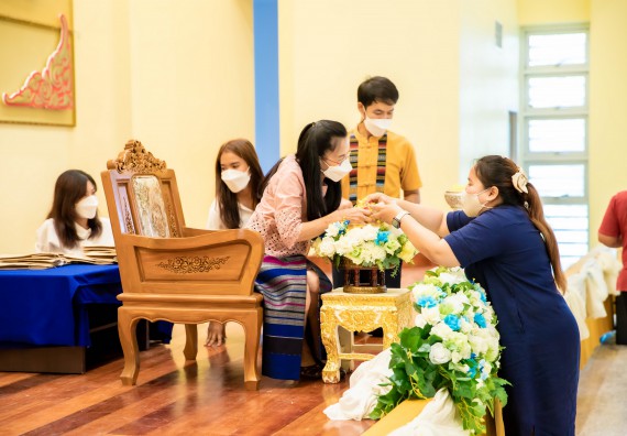 ภาพกิจกรรม  คณะวิทยาศาสตร์และเทคโนโลยี จัดงานมุทิตาจิตผู้เกษียณอายุราชการคณะวิทยาศาสตร์และเทคโนโลยี (มัณฑนา วันทา สดุดี)