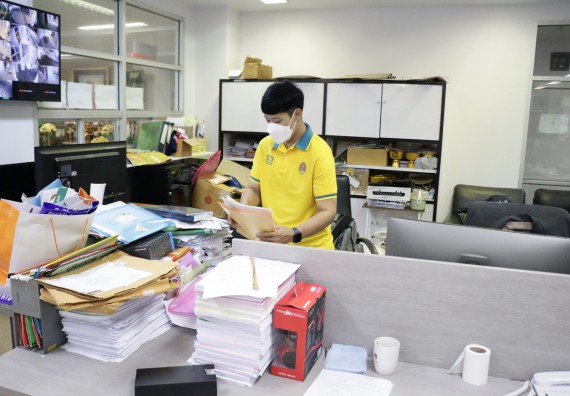ภาพกิจกรรม คณะวิทยาศาสตร์และเทคโนโลยี เข้าร่วมกิจกรรมจิตอาสา Big Cleaning Day