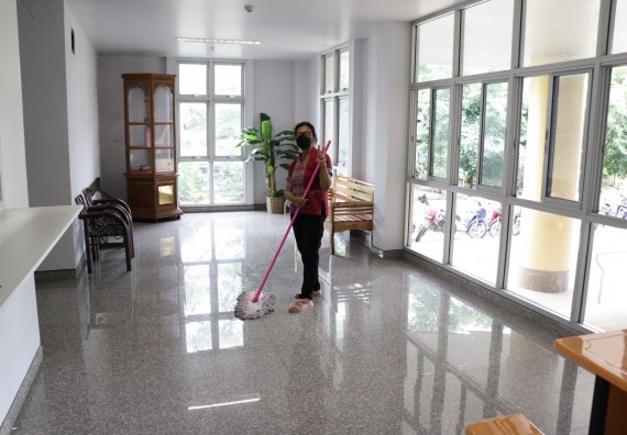 ภาพกิจกรรม คณะวิทยาศาสตร์และเทคโนโลยี เข้าร่วมกิจกรรมจิตอาสา Big Cleaning Day