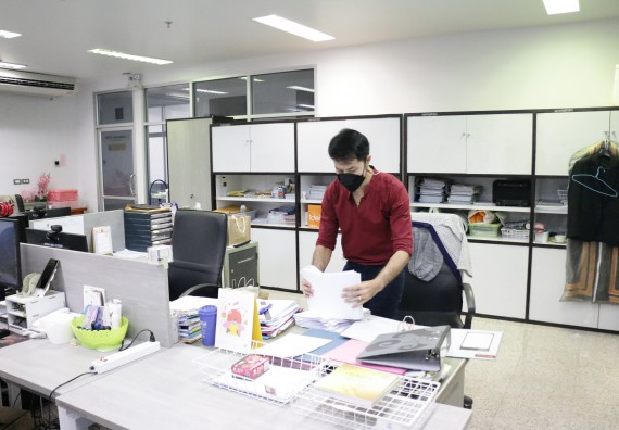 ภาพกิจกรรม คณะวิทยาศาสตร์และเทคโนโลยี เข้าร่วมกิจกรรมจิตอาสา Big Cleaning Day