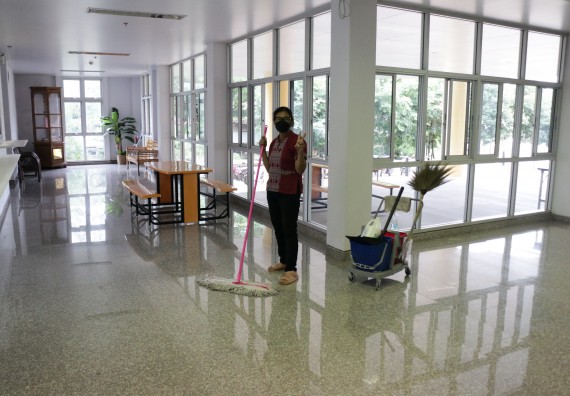 ภาพกิจกรรม คณะวิทยาศาสตร์และเทคโนโลยี เข้าร่วมกิจกรรมจิตอาสา Big Cleaning Day