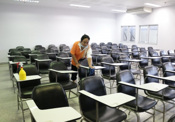 ภาพกิจกรรม คณะวิทยาศาสตร์และเทคโนโลยี เข้าร่วมกิจกรรมจิตอาสา Big Cleaning Day