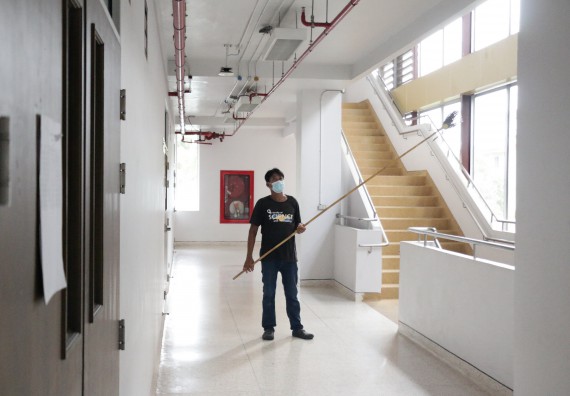 ภาพกิจกรรม คณะวิทยาศาสตร์และเทคโนโลยี เข้าร่วมกิจกรรมจิตอาสา Big Cleaning Day