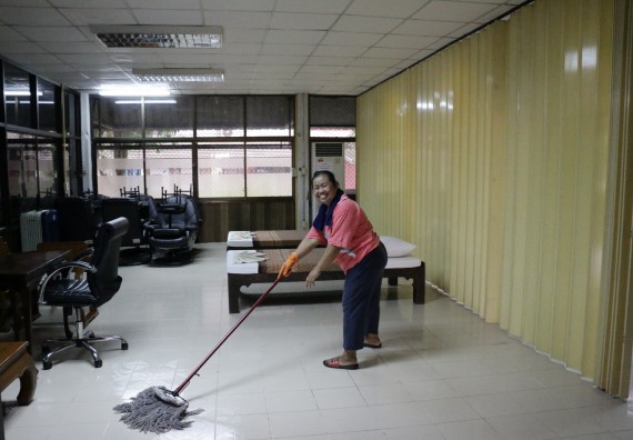 ภาพกิจกรรม คณะวิทยาศาสตร์และเทคโนโลยี เข้าร่วมกิจกรรมจิตอาสา Big Cleaning Day