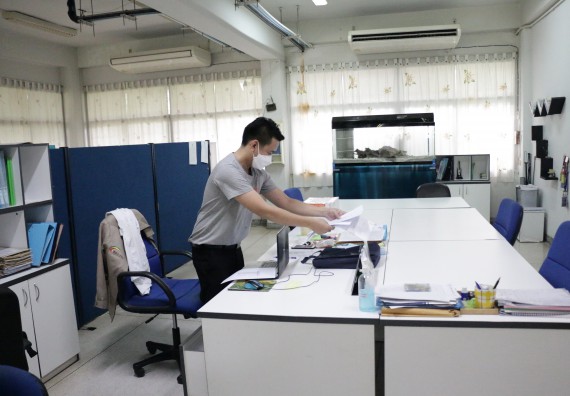 ภาพกิจกรรม คณะวิทยาศาสตร์และเทคโนโลยี เข้าร่วมกิจกรรมจิตอาสา Big Cleaning Day