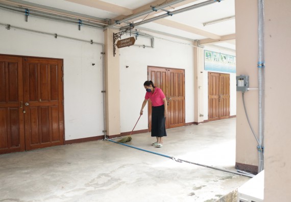 ภาพกิจกรรม คณะวิทยาศาสตร์และเทคโนโลยี เข้าร่วมกิจกรรมจิตอาสา Big Cleaning Day