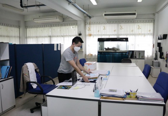 ภาพกิจกรรม คณะวิทยาศาสตร์และเทคโนโลยี เข้าร่วมกิจกรรมจิตอาสา Big Cleaning Day
